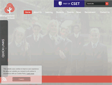 Tablet Screenshot of mangotsfieldschool.org.uk